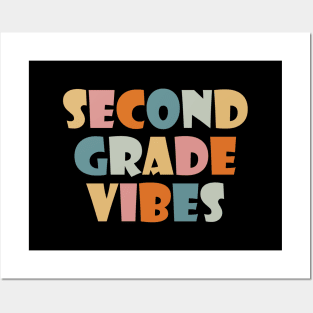 Second Grade Vibes Posters and Art